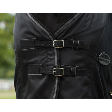 Weatherbeeta Anti-Static Fleece Cooler Standard Neck - Black/Silver